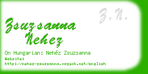 zsuzsanna nehez business card